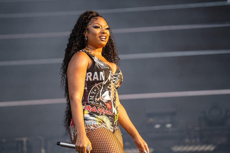Megan Thee Stallion Is On Stage With Rock Inspired Outfit