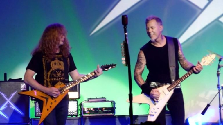Are Dave Mustaine and James Hetfield friends?
