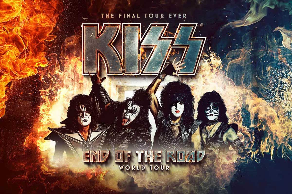 KISS 2022 and 2023 Tour & Concerts Dates - KISS End Of The Road Tour Schedule