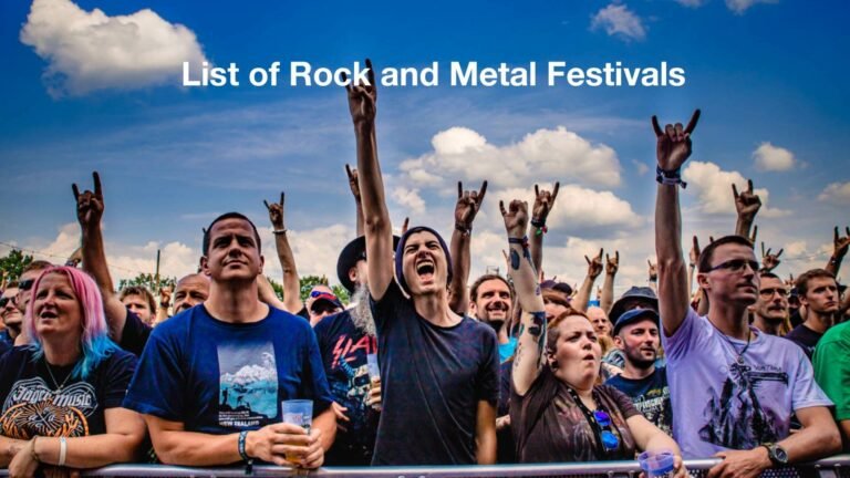 List of heavy metal and rock festivals around the world
