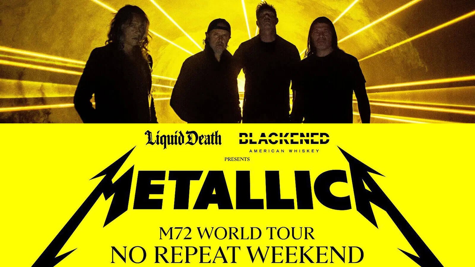 metallica tour schedule