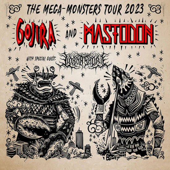 Mastodon, Gojira, and Lorna Shore 2023 tour dates: