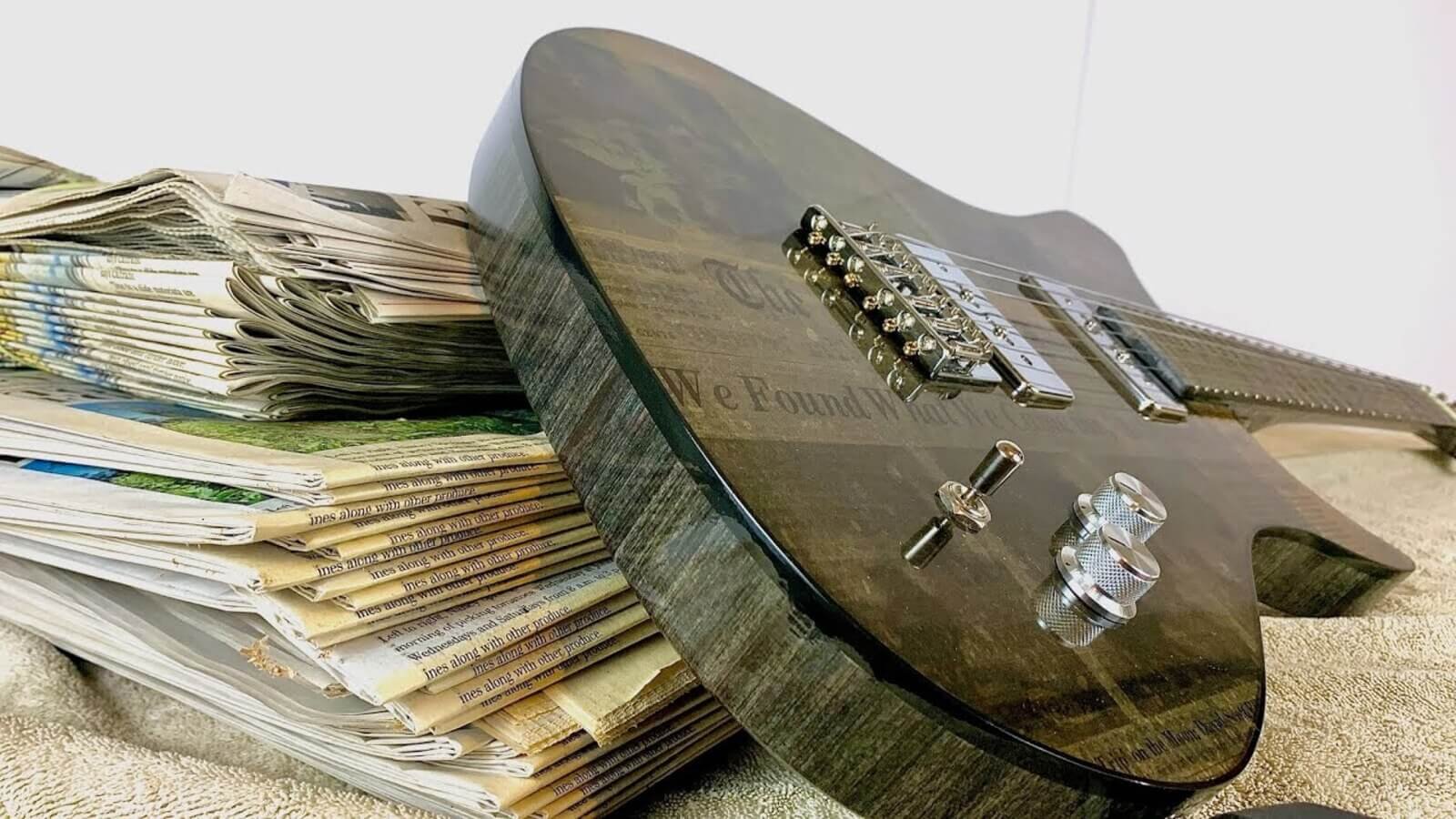 Famous YouTuber Build a Guitar Out of 1,000 Aluminum Bottles