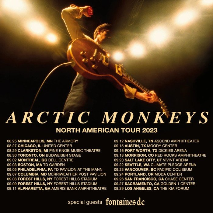 arctic monkeys tour 2023 germany