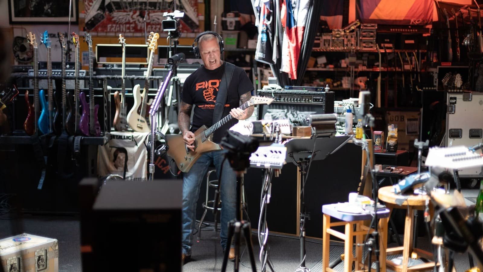 James Hetfield interview going on rehab and Metallica's new album