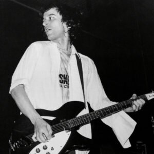 Peter Buck And A Rickenbacker Guitar