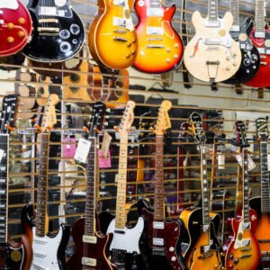 A Set Of Fender Guitars